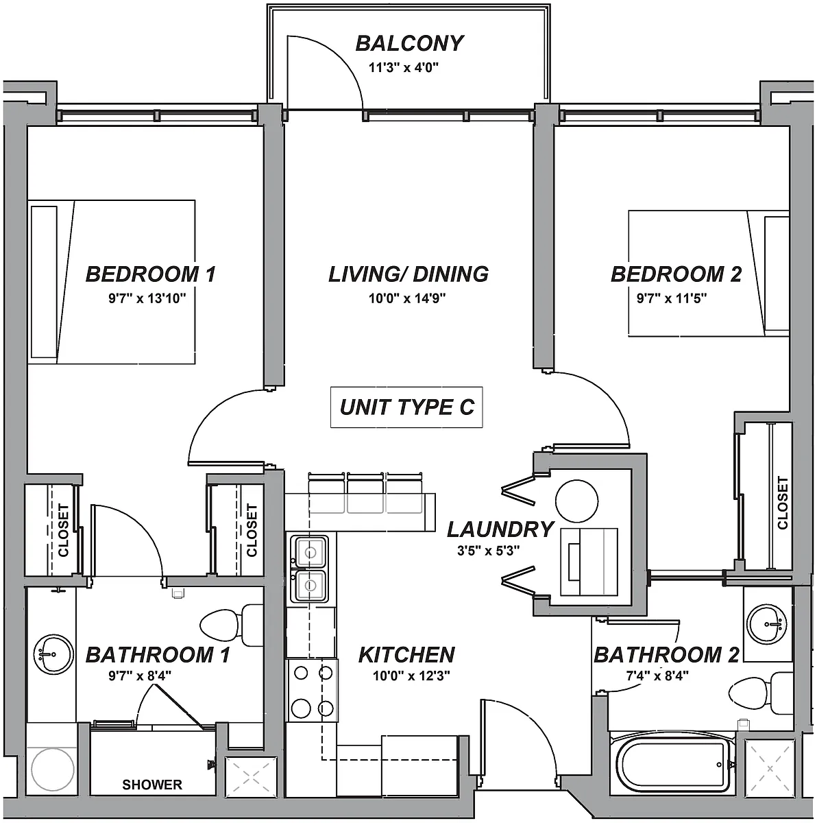 Floor plan C-1