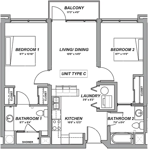 Floor plan C-2