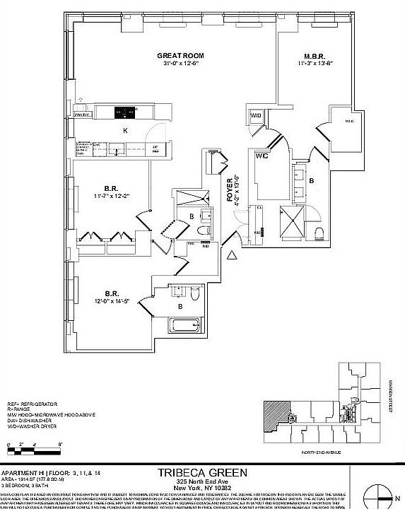 1st image of 210 Warren St #12HI
