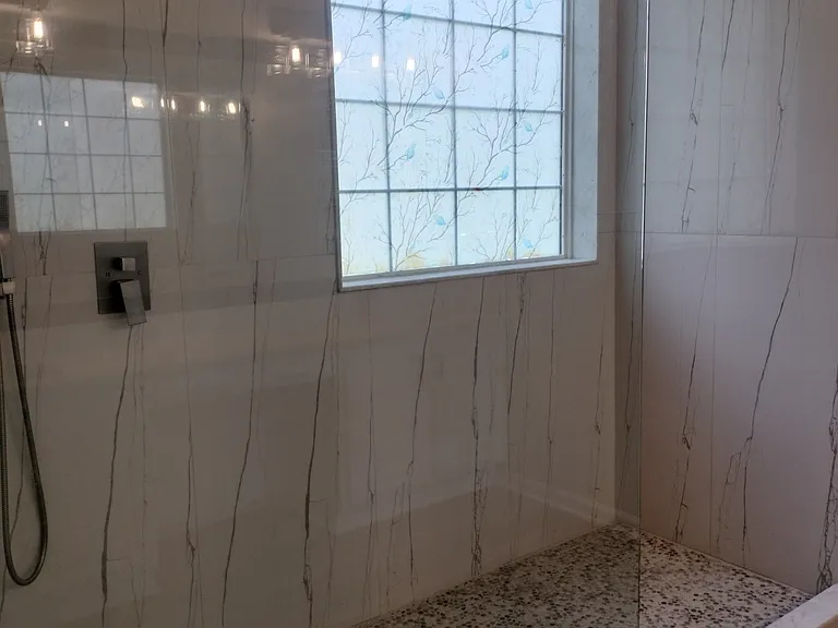 Large shower