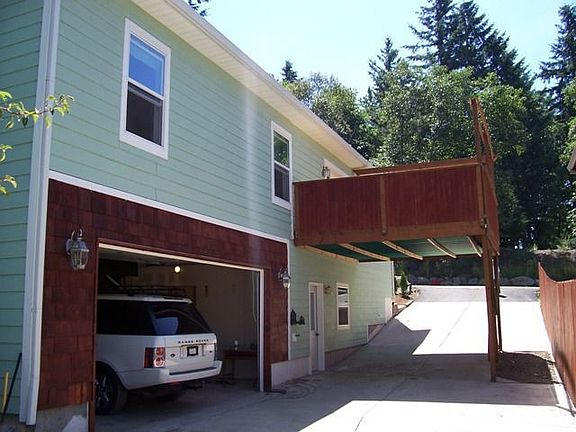 Oversized double garage