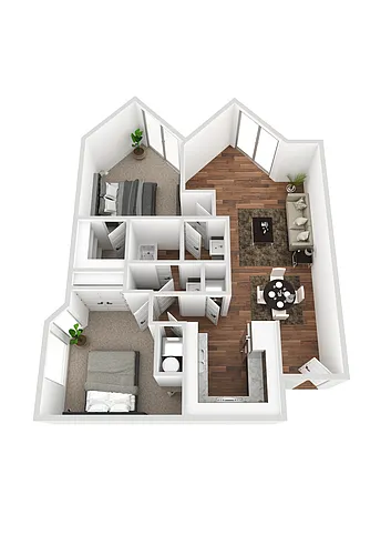 Floor plan 2X15