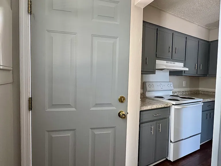 Backdoor from the laundry room off the kitchen