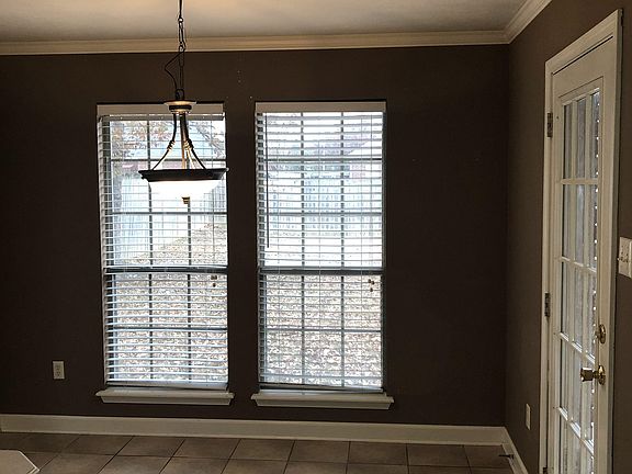 View from kitchen to dining 