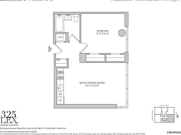 2nd image of 325 Lexington Ave APT 19E