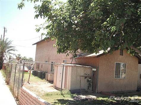 fenced yard