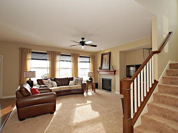 Sprawling, well lit living area