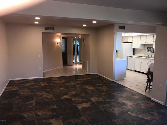 family room from back facing front door-