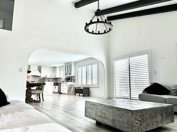 Family Room sloped ceiling