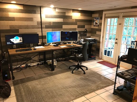 Office to covered patio