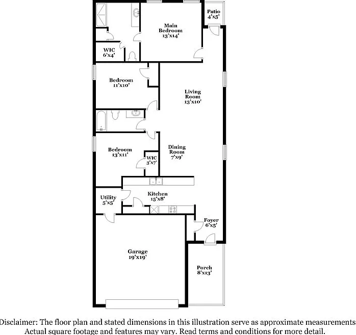 3 bed, 2.0 bath, 1399 sqft, $2,085 — Photo 2