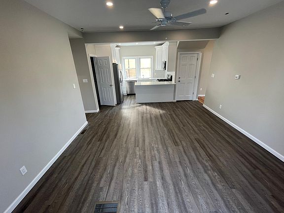 Living room off kitchen