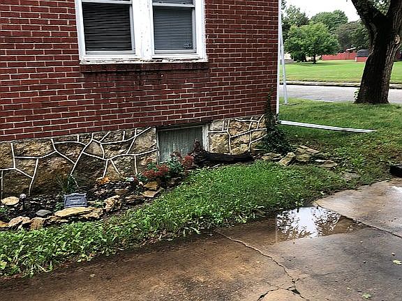 north side of main house