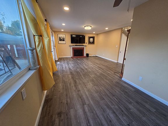 Living room with TV included
