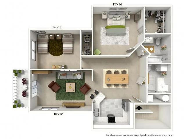 Floor plan B2 Plan (Upper)*