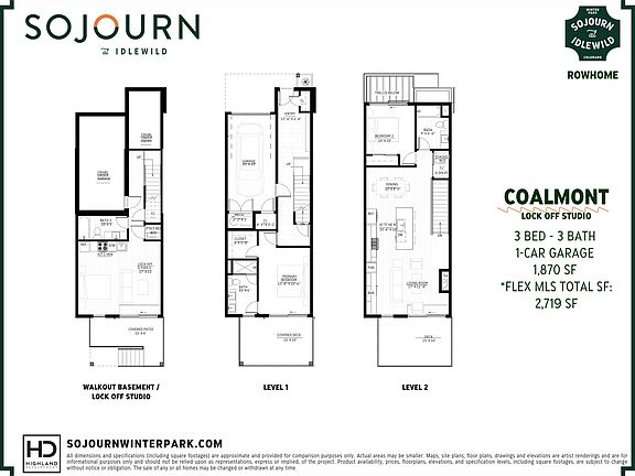 Coalmont w Lock Off Floor Plan