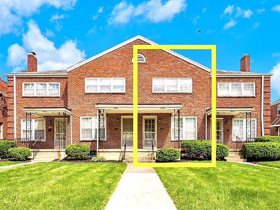 Two-Bedroom Townhouse at 1630 Westwood Avenue in Grandview, Ohio.
