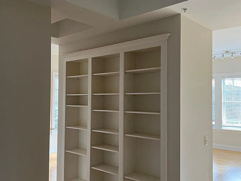 Custom book shelves