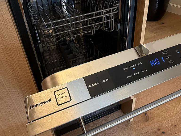 Interior of New Dishwasher
