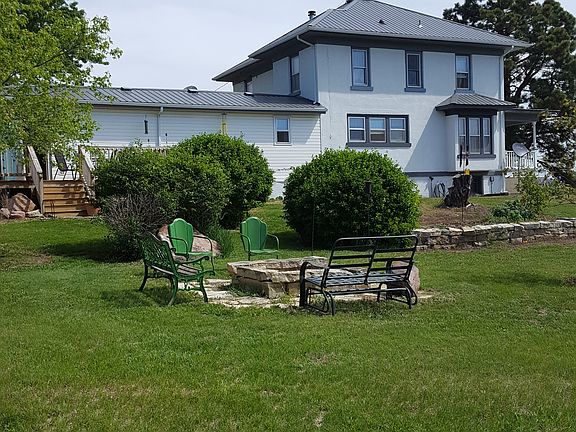 Looking at house from south