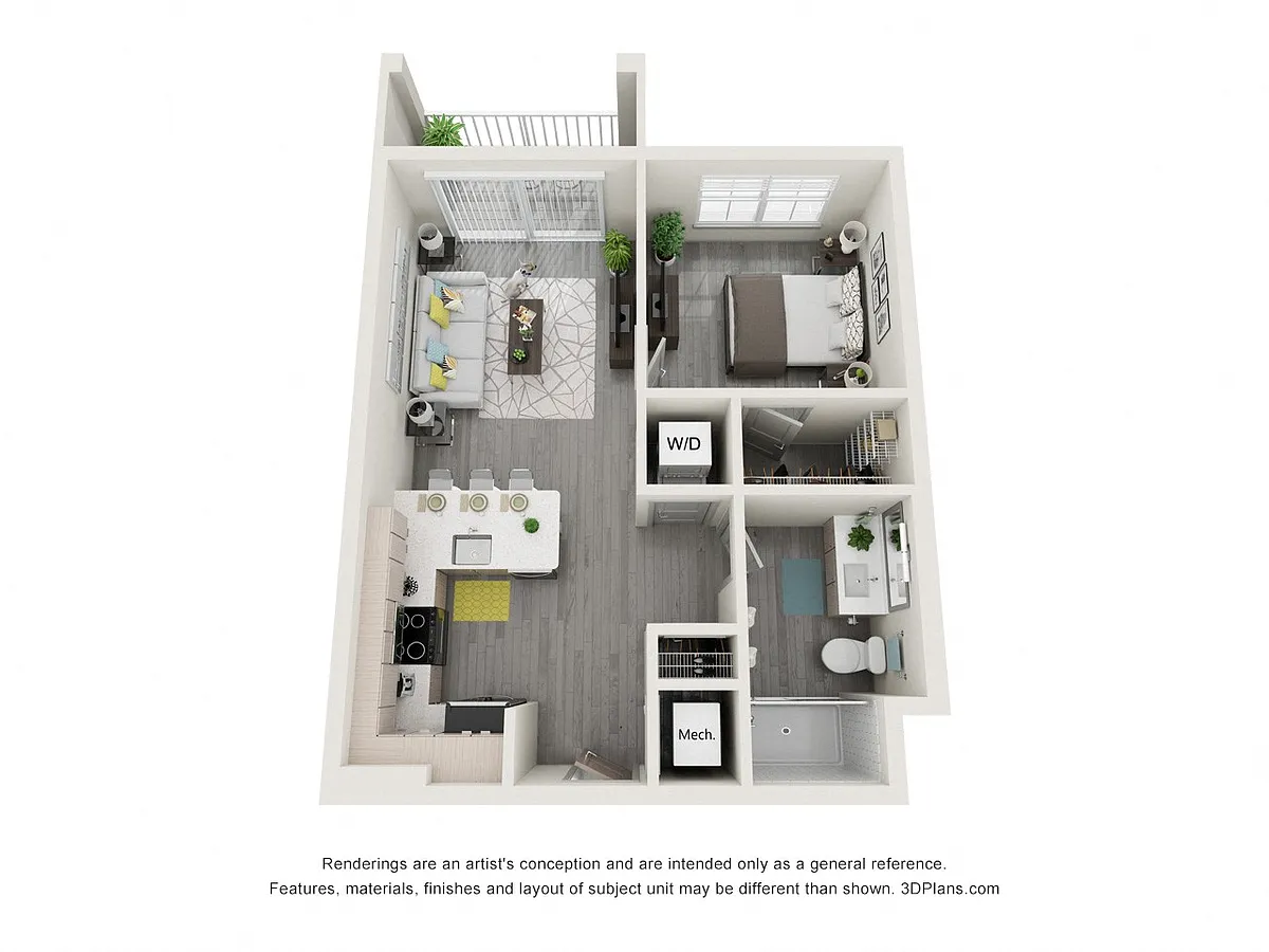 Floor plan 1C4