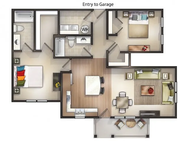 Floor plan Estancia (B6G)