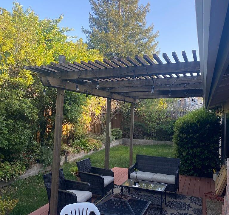 One patio of two.
