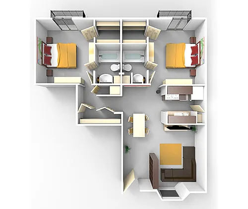 Floor plan B3