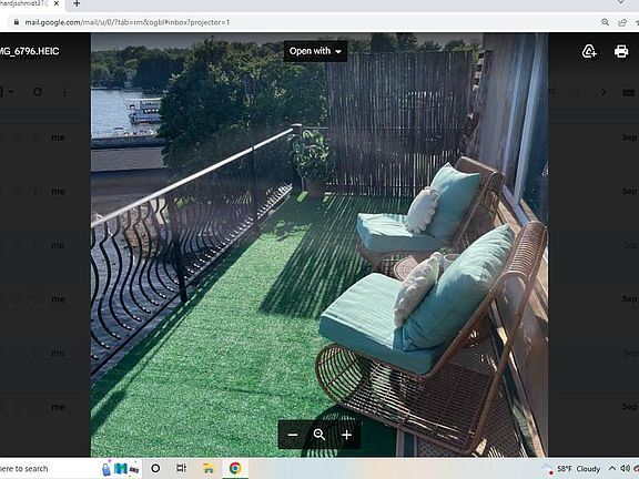 Balcony over Skaneateles Lake