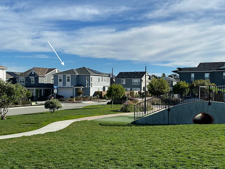 West Facing Home across from the HOA Zipline Park