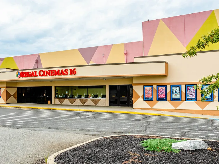 Catch a show at the nearby Regal Cinema.