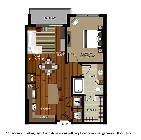 Floor plan A6B