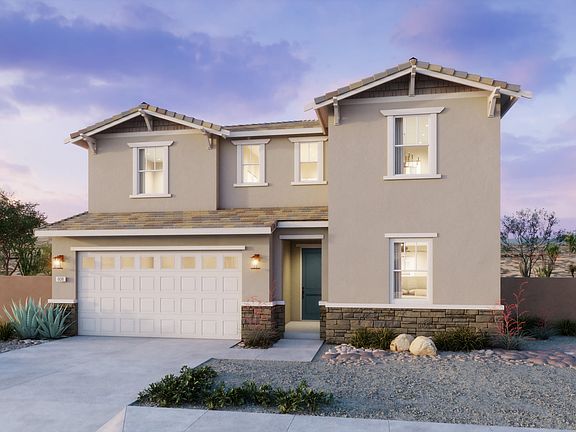 Radiance at Solara Exterior Rendering Plan 4 Craftsman Corona, CA