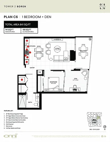 Floor plan Boren C6