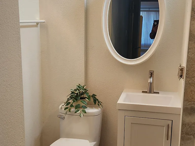 Master bathroom.
