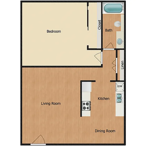 Floor plan Plan A1
