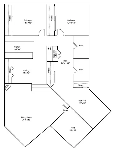 Floor plan Willow