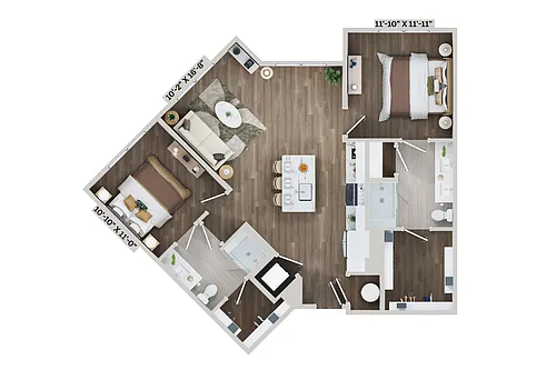 Floor plan B3B