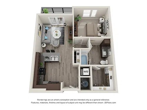 Floor plan The Birdsong - Elevated
