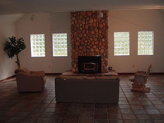 Great room fireplace