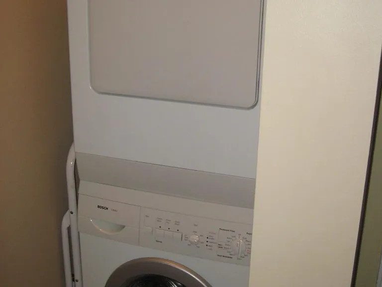 Washer and dryer in unit