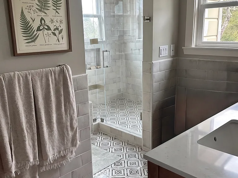 Separate Master bathroom vanity section