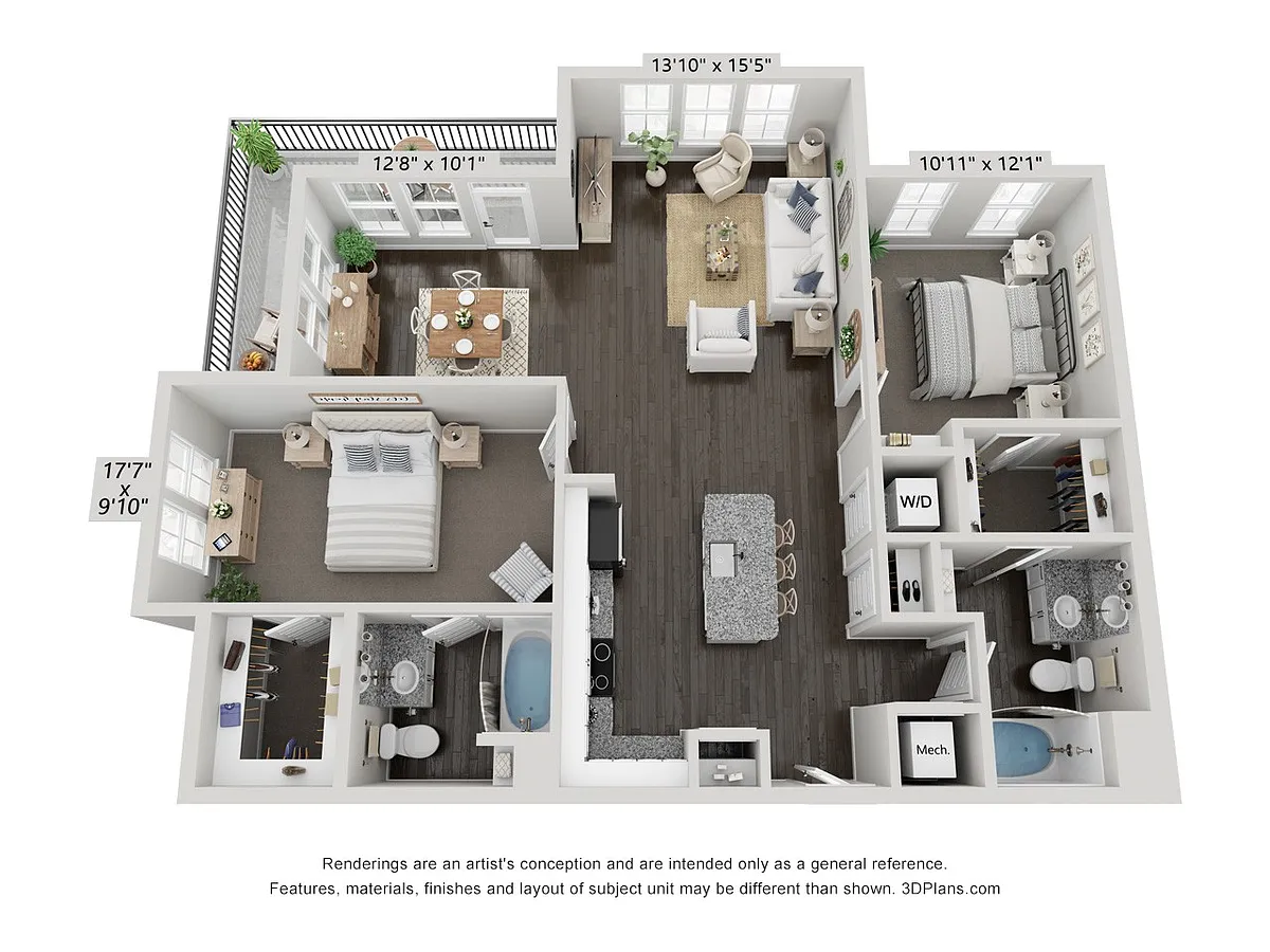 Floor plan B3