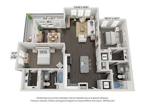 Floor plan B3