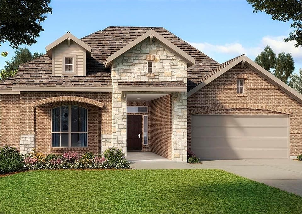 D.R. Horton's Lockhart Floorplan Elevation C. Photos shown here may not depict the specified home & features included are for illustration purposes only
