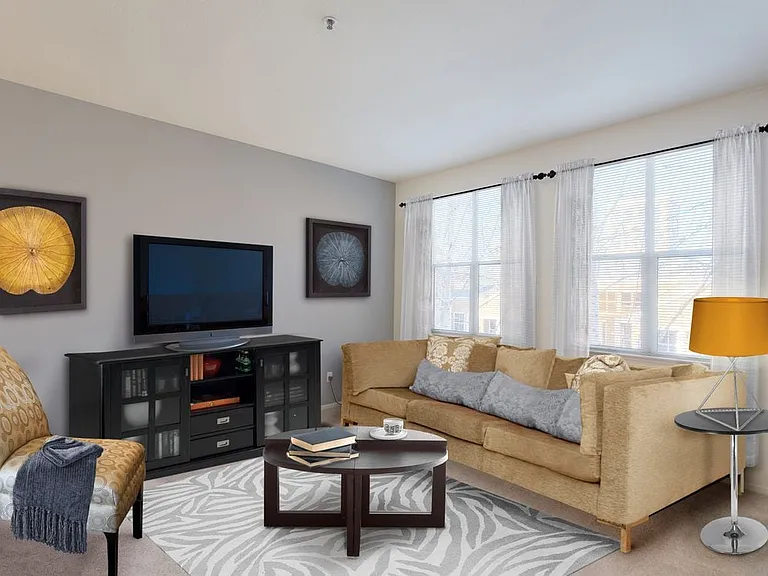 Classic Package I living room with carpet