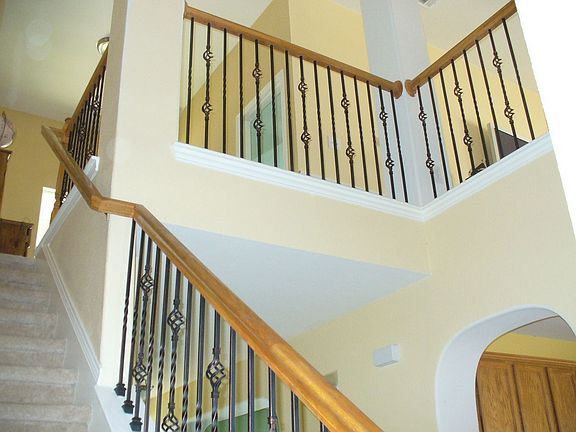 stairs iron spindles