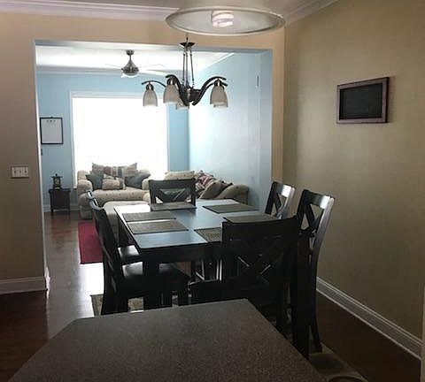 View from Kitchen - spacious open floor design plan