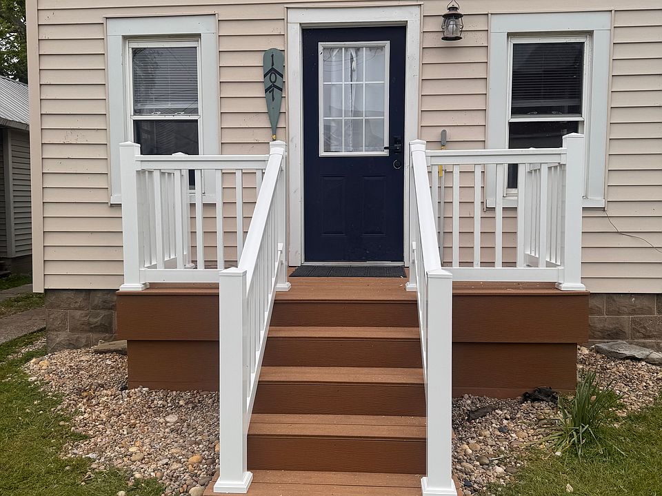 Exterior of home. Porch replaced May, 2025.