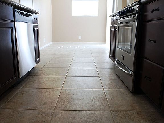 New tile floors in kitchen, dining room and entry/foyer